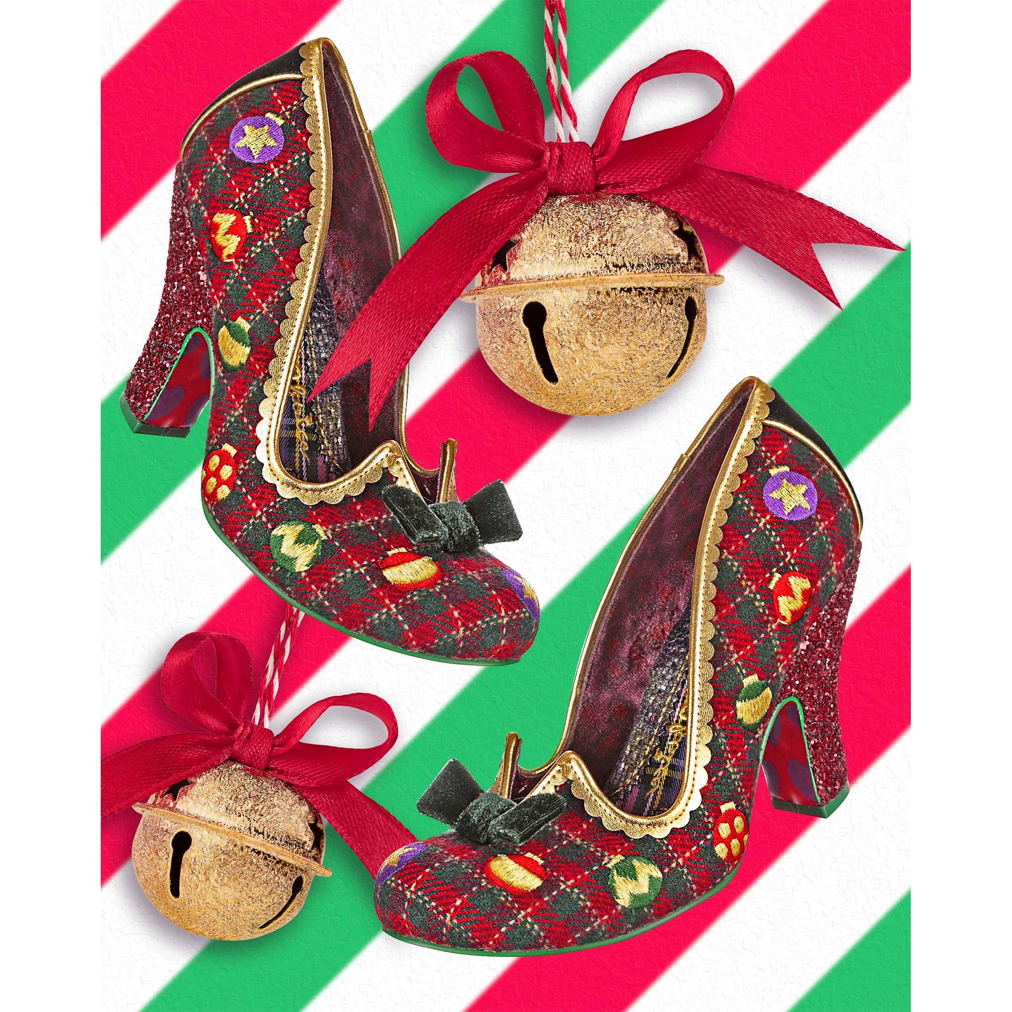 Bauble Boo Festive High Heels Irregular Choice