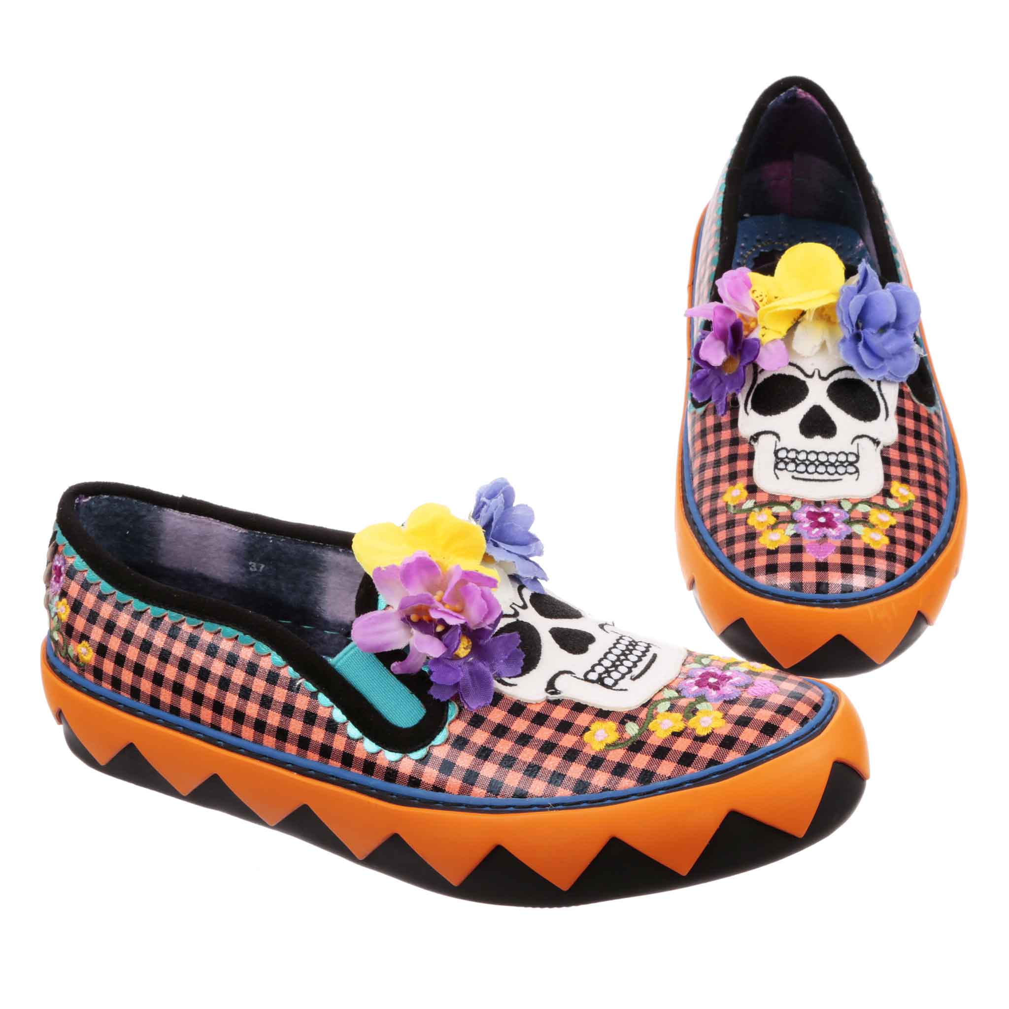 Skull loafers womens sales