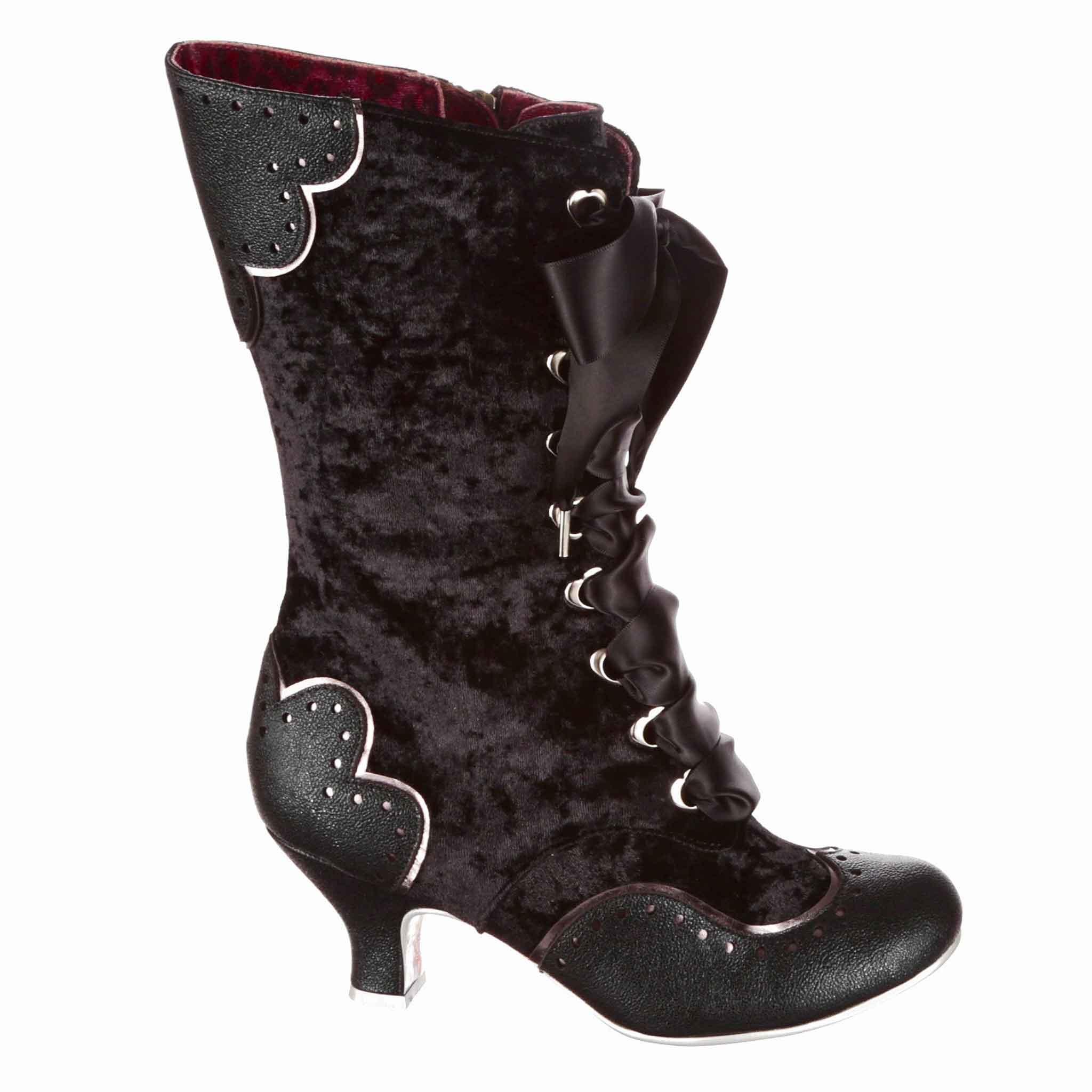 Irregular choice black boots new arrivals