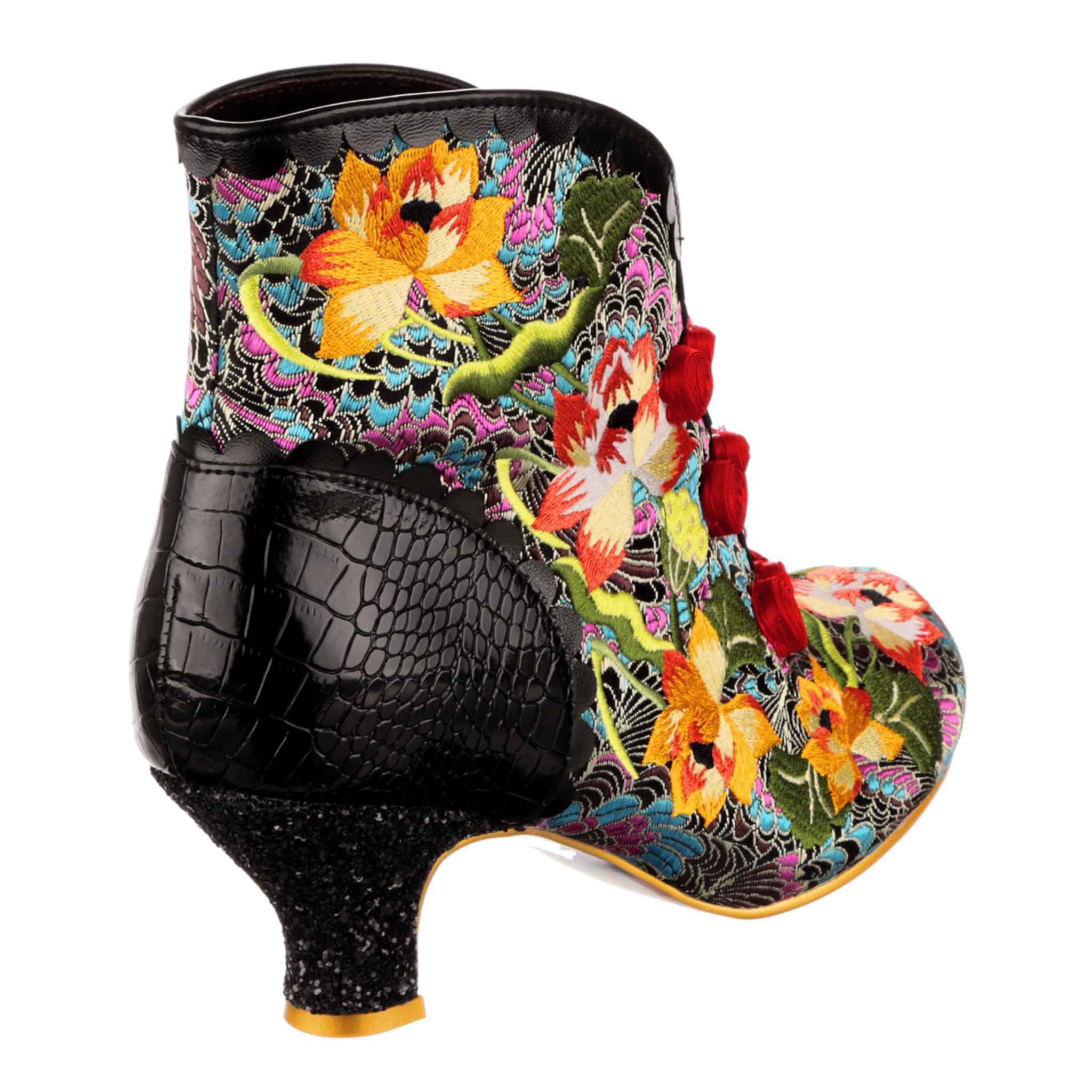 Irregular Choice Kitty in the Moon Ankle Boot Heel