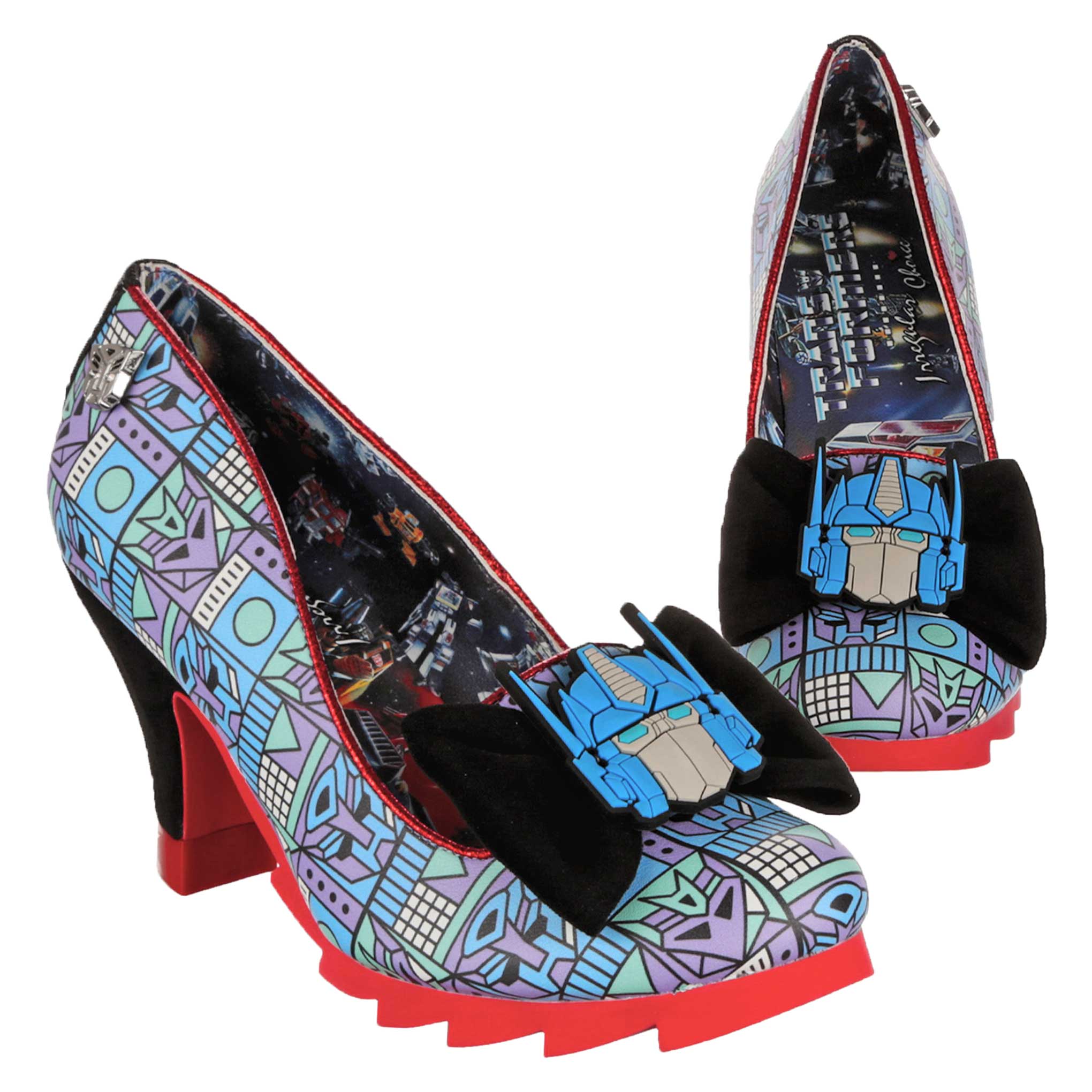 80s Baby Transformers High Heels Irregular Choice X