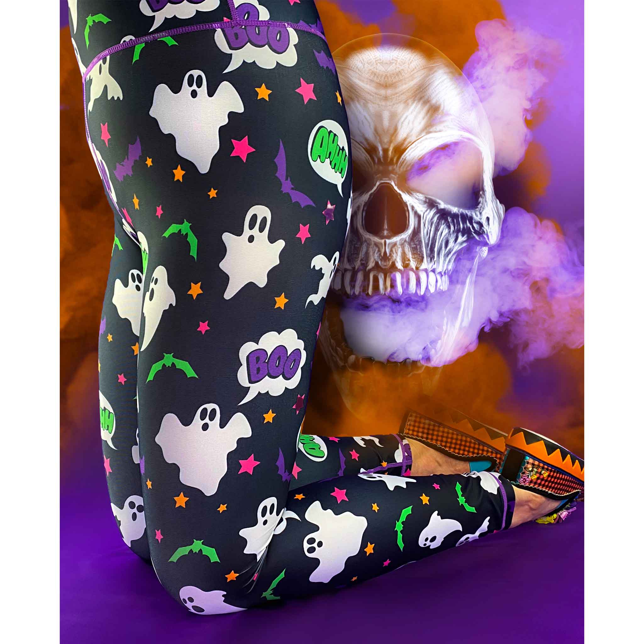 Christmas skull hotsell leggings