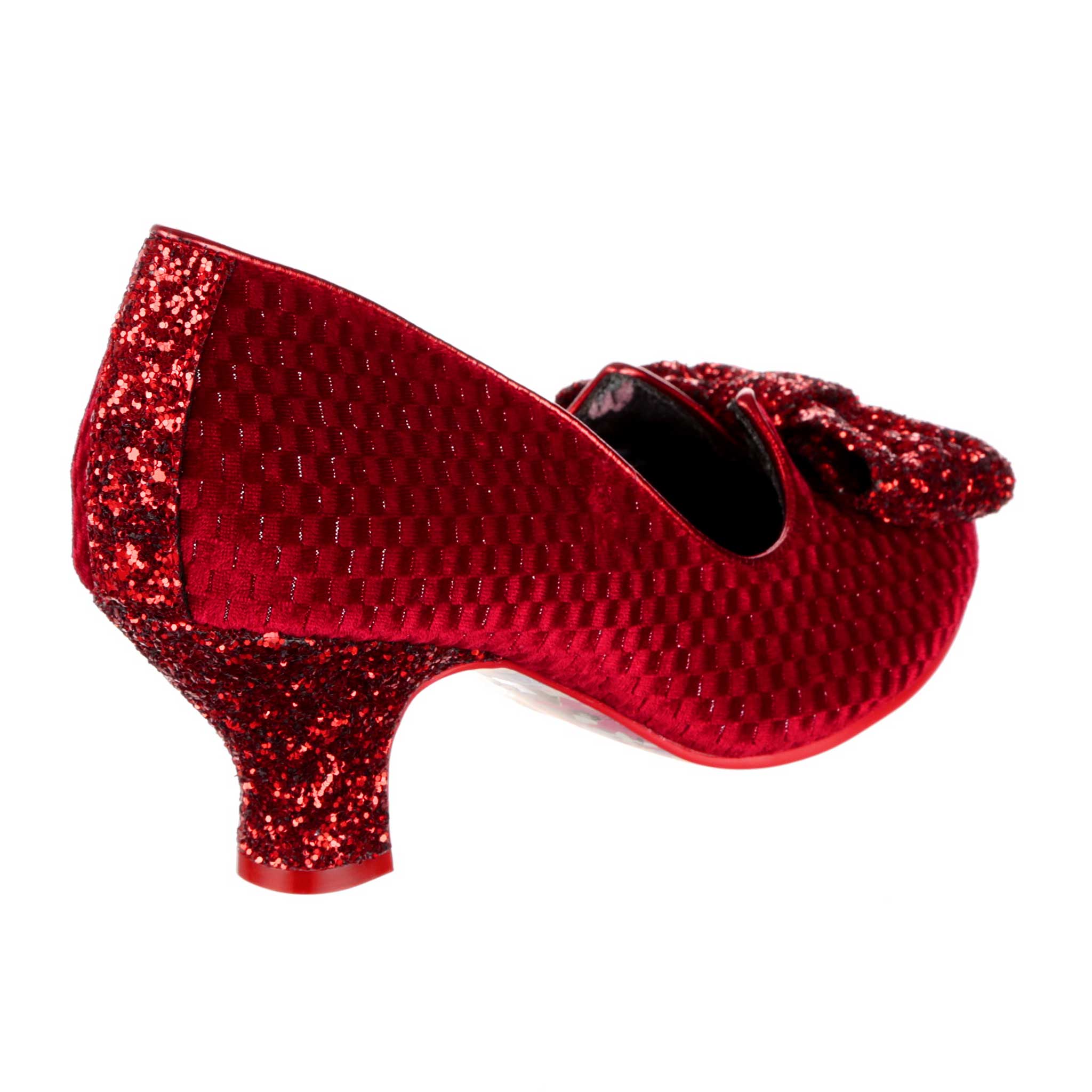 Payless red glitter shoes discount