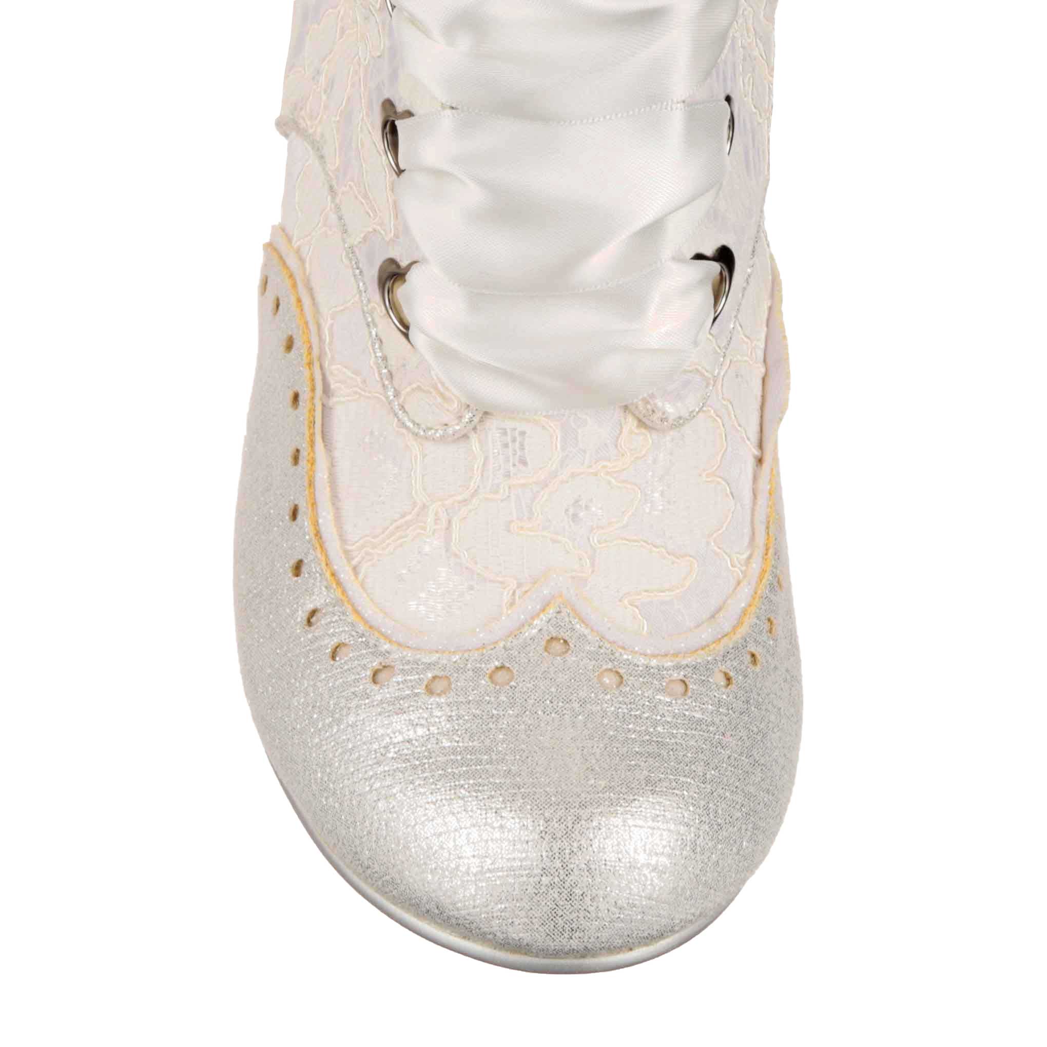 Irregular choice white boots on sale