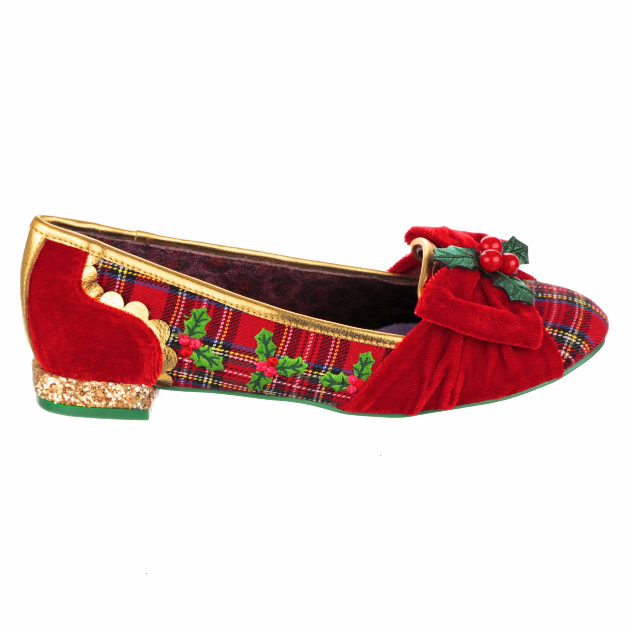Hello Holly Festive Flat Shoes Irregular Choice