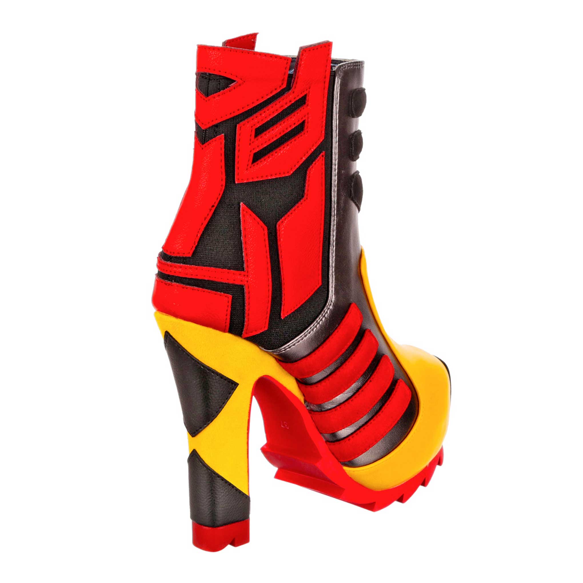 Autobot Transformers High Heel Platform Boots Irregular Choice X