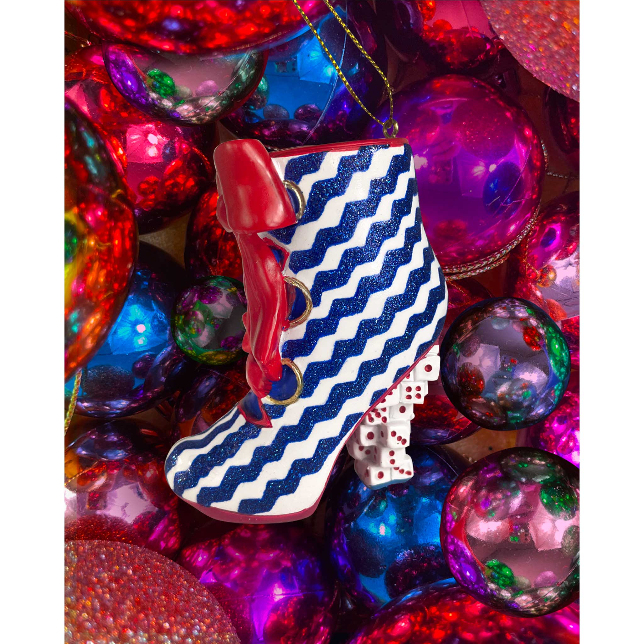 Poker Joker Bauble Ornaments Irregular Choice