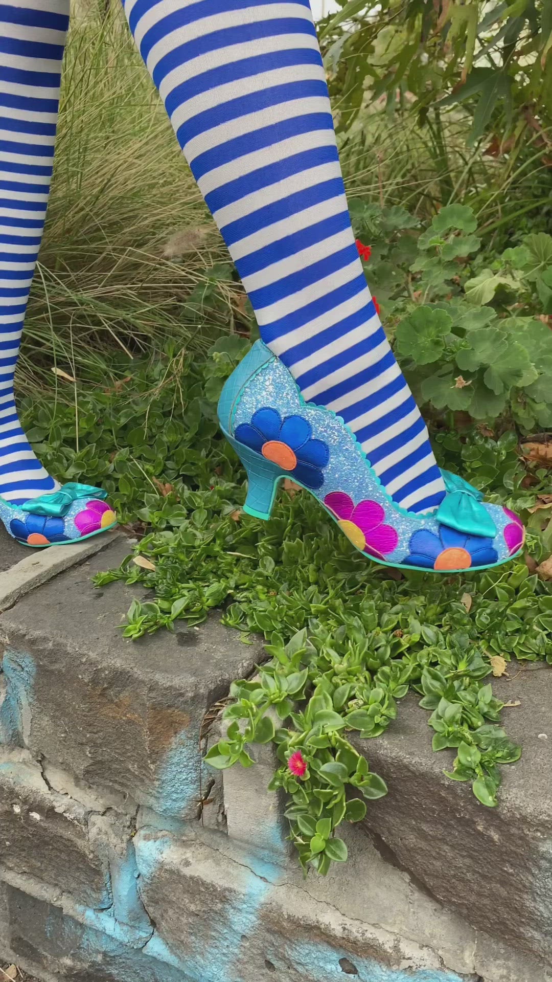 Shoes on sale with daisies