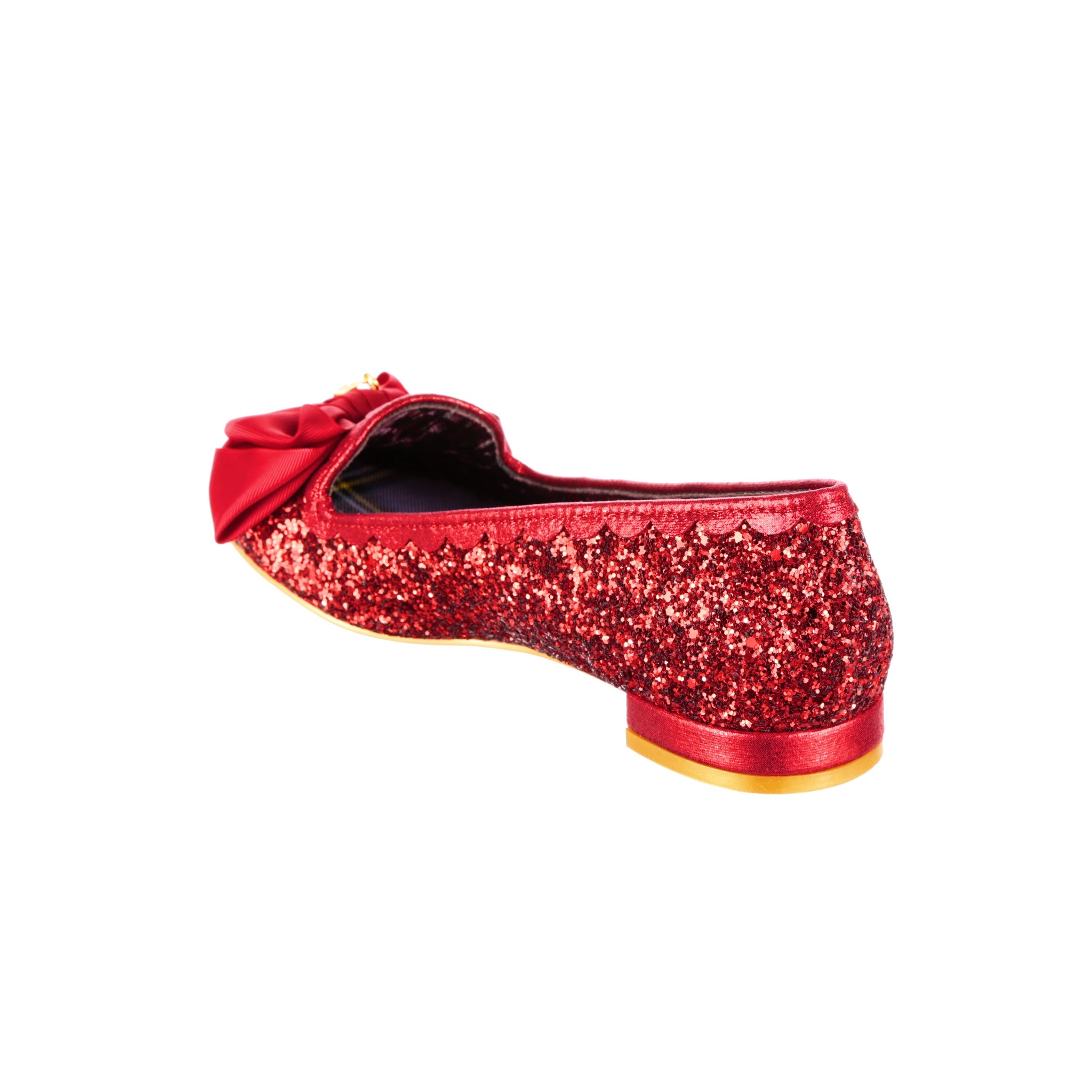 Red glitter sales ballet shoes