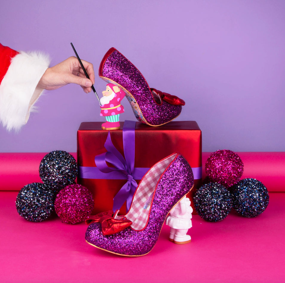Paint A Santa Womens Shoes Irregular Choice